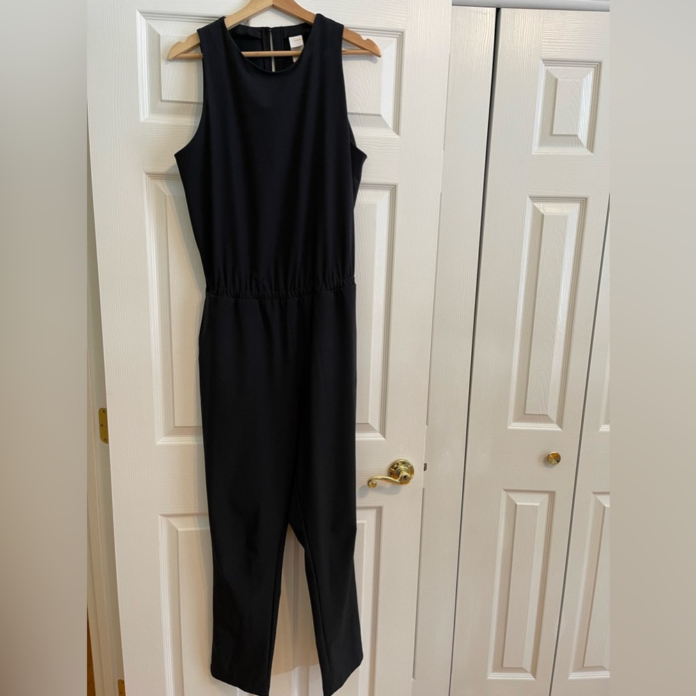 Lole women’s travel jumpsuit. Black. Size Large.